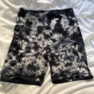 PINK Victoria's Secret Monochrome Tie-Dye Shorts